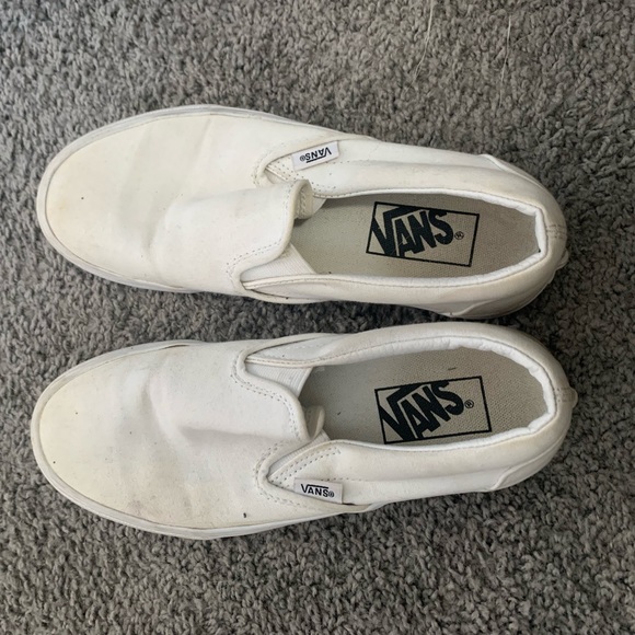 white slip on vans - Picture 1 of 3